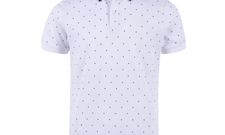 White-Dotted-Polo-shirts-Duskoh-Wholesale