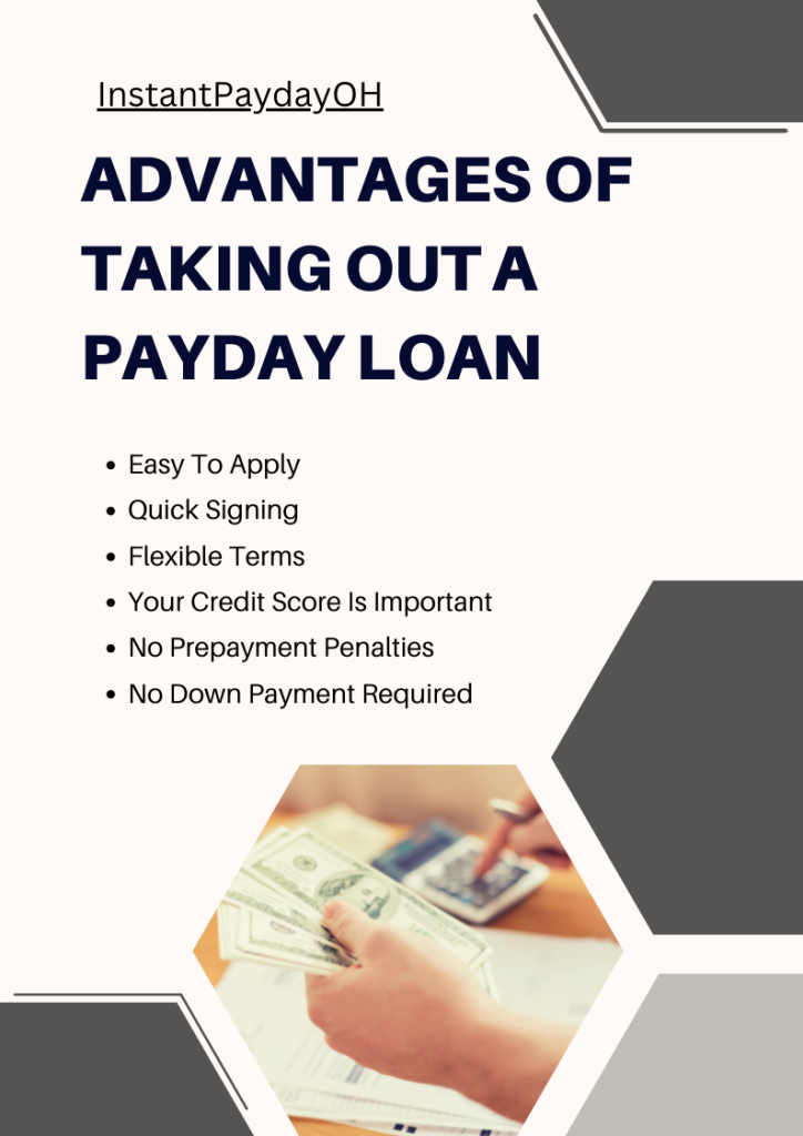 Advantages of Taking Out a Payday Loan