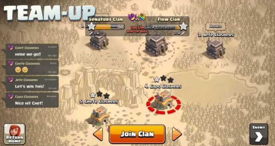 Clash of Clan action game