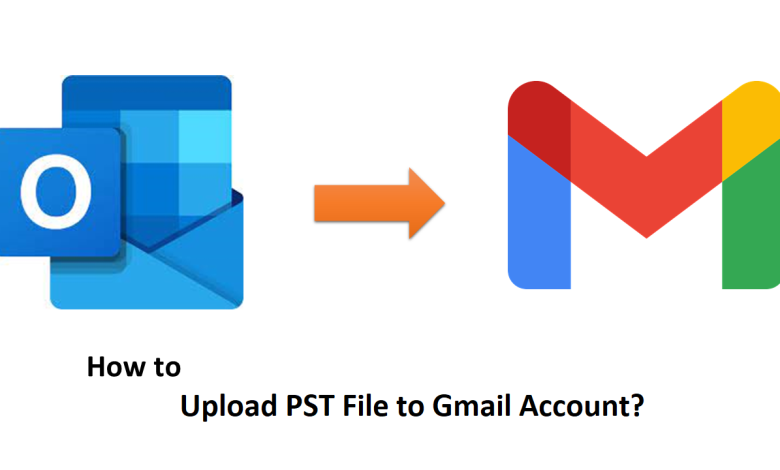 upload pst file to gmail