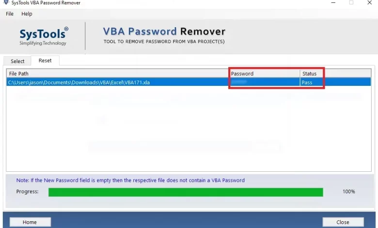 VBA password Recovery